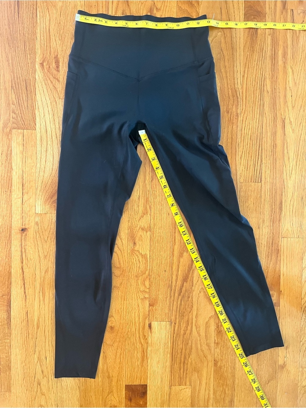 NWT Halara UltraSculpt High Waisted Pocket Shaping Leggings Black Full Length M - Picture 8 of 9